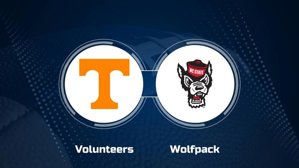 Where to Watch Tennessee vs. North Carolina State on TV or Streaming Live - Sept. 7