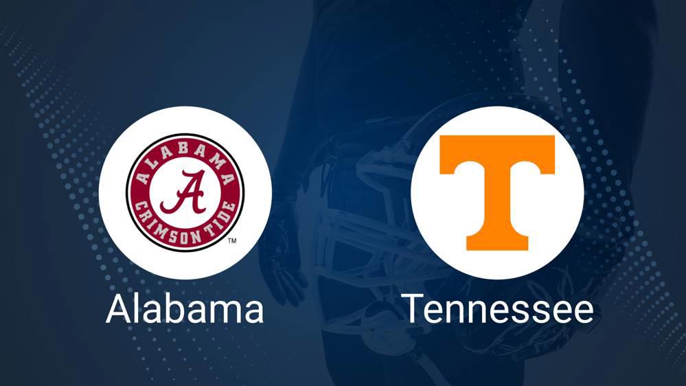 Best Bets, Predictions & Odds for the Tennessee vs. Alabama Game – Saturday, Oct. 19