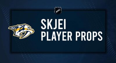 Brady Skjei Player Prop Bets for the Predators vs. Oilers Game - October 31