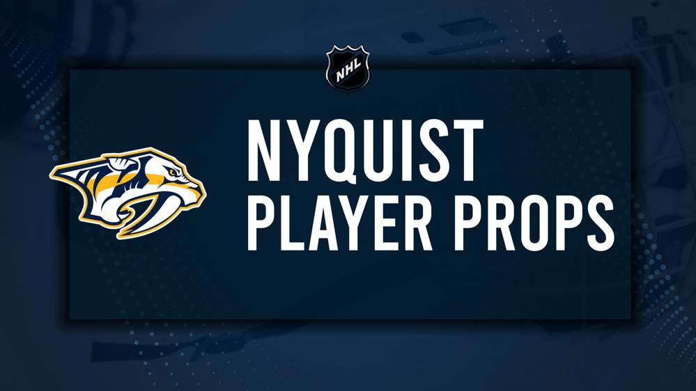 Gustav Nyquist Player Prop Bets for the Predators vs. Kraken Game - October 15