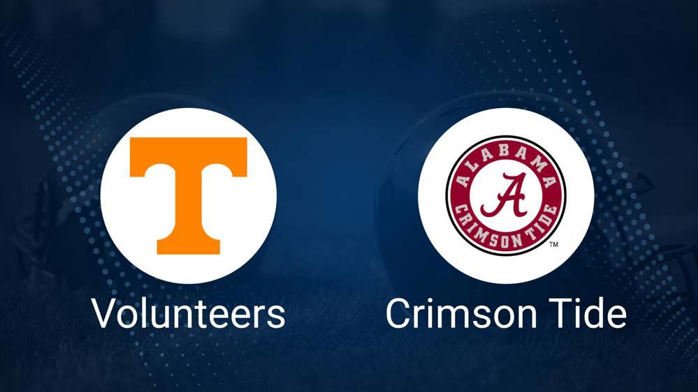 Tennessee vs. Alabama Predictions & Picks: Odds, Moneyline, Spread - Saturday, Oct. 19