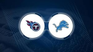 Titans vs. Lions Same Game Parlay Picks – NFL Week 8