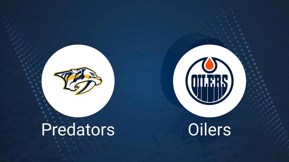 Where to Watch Nashville Predators vs. Edmonton Oilers on TV or Streaming Live - October 31