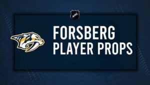 Filip Forsberg Player Prop Bets for the Predators vs. Canucks Game - November 17