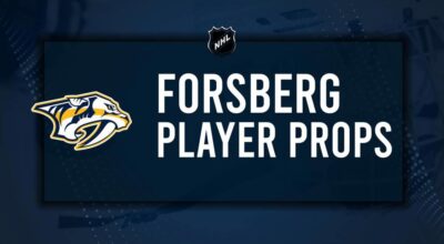 Filip Forsberg Player Prop Bets for the Predators vs. Kings Game - November 4