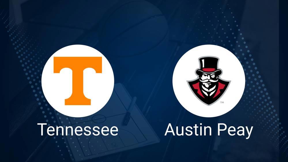 How to Watch Tennessee vs. Austin Peay on TV or Live Stream - November 17