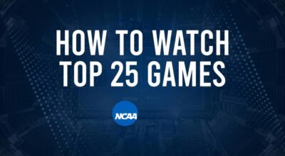 How to Watch Top 25 College Basketball Games - Sunday, November 10