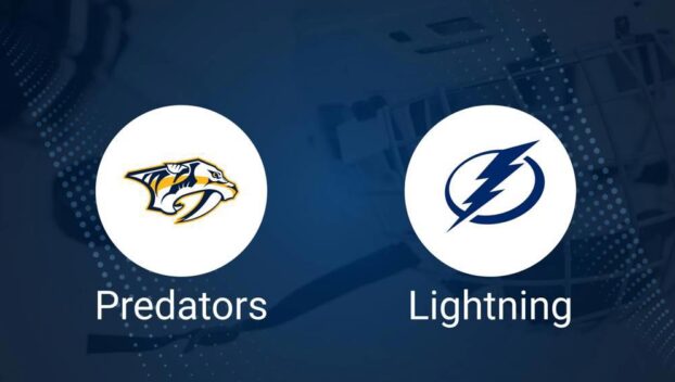 Predators vs. Lightning Injury Report Today - November 29