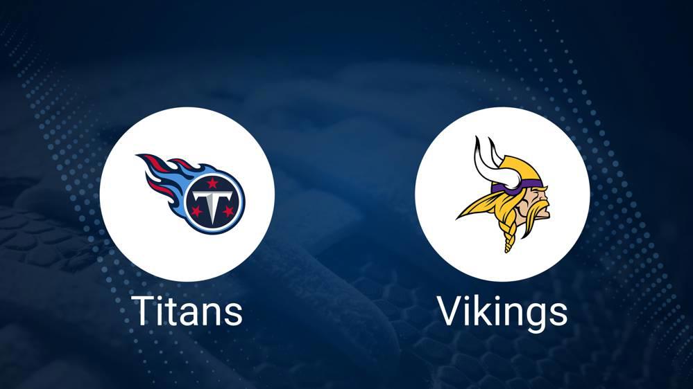 Titans vs. Vikings Predictions & Picks: Odds, Moneyline, Spread - Week 11