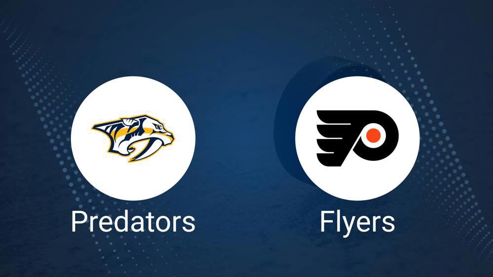 Where to Watch Nashville Predators vs. Philadelphia Flyers on TV or Streaming Live - November 27