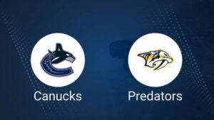 Where to Watch Nashville Predators vs. Vancouver Canucks on TV or Streaming Live - November 17