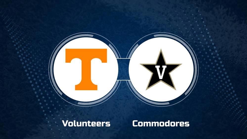 Where to Watch Tennessee vs. Vanderbilt on TV or Streaming Live - Nov. 30