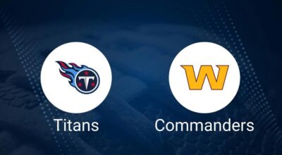 Where to Watch Titans vs. Commanders on TV or Streaming Live - Dec. 1