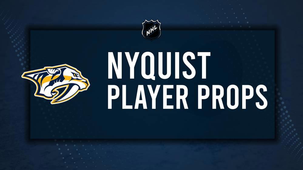 Gustav Nyquist Player Prop Bets for the Predators vs. Avalanche Game - December 14