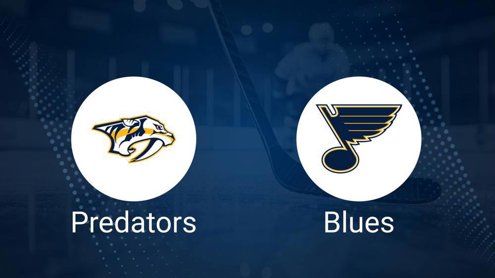 Predators vs. Blues Injury Report Today - December 27