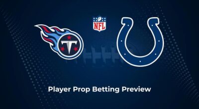 Titans vs. Colts Player Props & Odds – Week 16