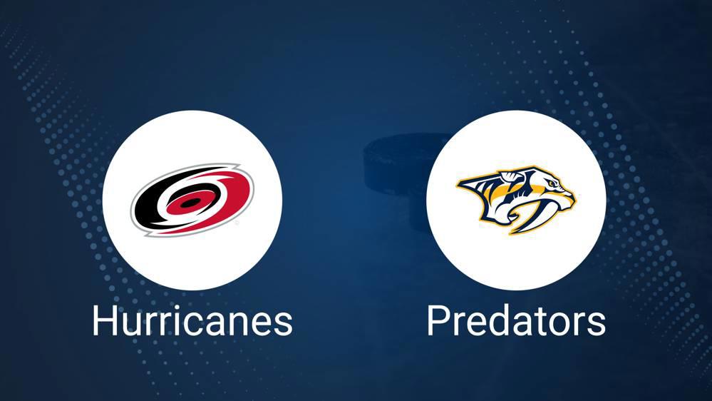 Where to Watch Carolina Hurricanes vs. Nashville Predators on TV or Streaming Live - December 23