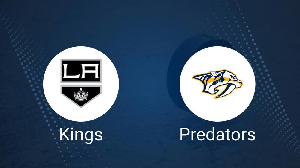 Where to Watch Los Angeles Kings vs. Nashville Predators on TV or Streaming Live - December 21