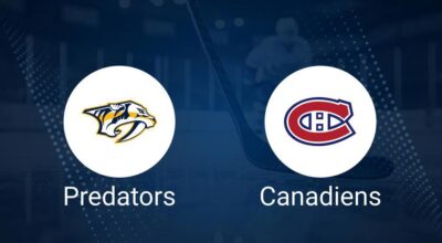 Where to Watch Nashville Predators vs. Montreal Canadiens on TV or Streaming Live - December 5