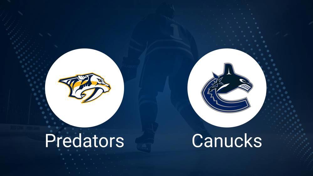 How to Pick the Predators vs. Canucks Game with Odds, Spread, Betting Line and Stats – January 3