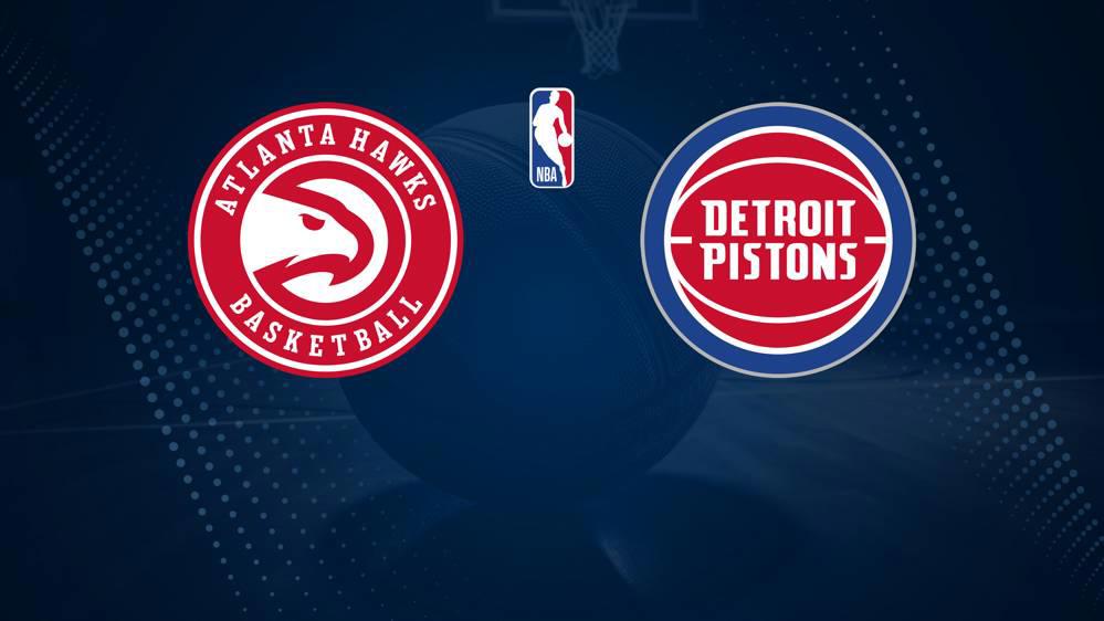 How to Watch the Hawks vs. Pistons Game: Streaming & TV Channel Info for January 22