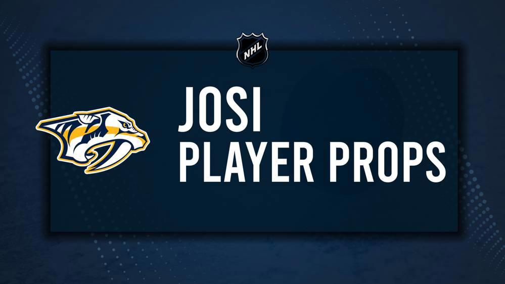 Roman Josi Player Prop Bets for the Predators vs. Sharks Game - January 21