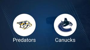 Where to Watch Nashville Predators vs. Vancouver Canucks on TV or Streaming Live - January 29