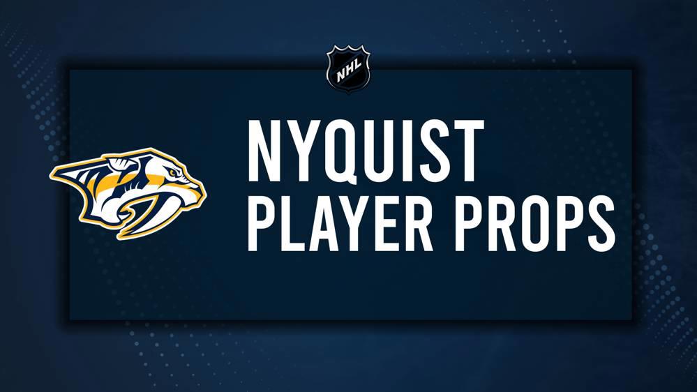 Gustav Nyquist Player Prop Bets for the Predators vs. Blackhawks Game - February 7