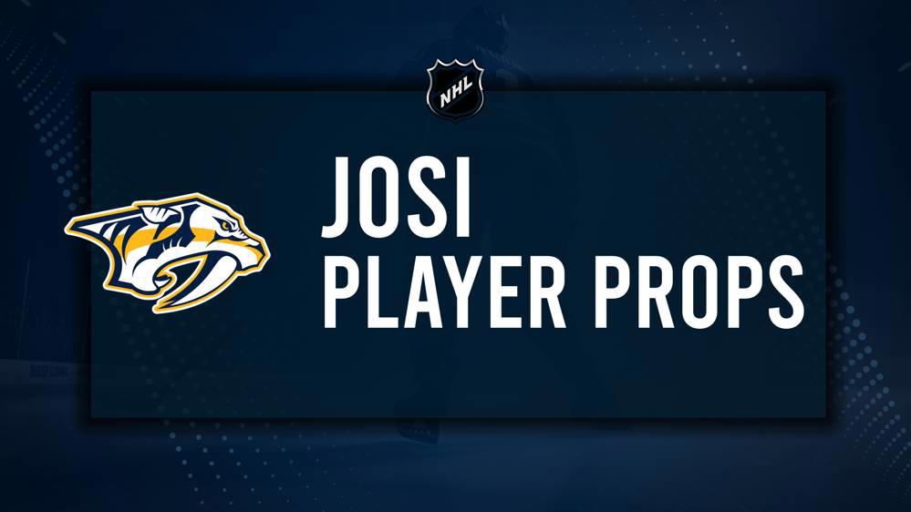 Roman Josi Player Prop Bets for the Predators vs. Panthers Game - February 25