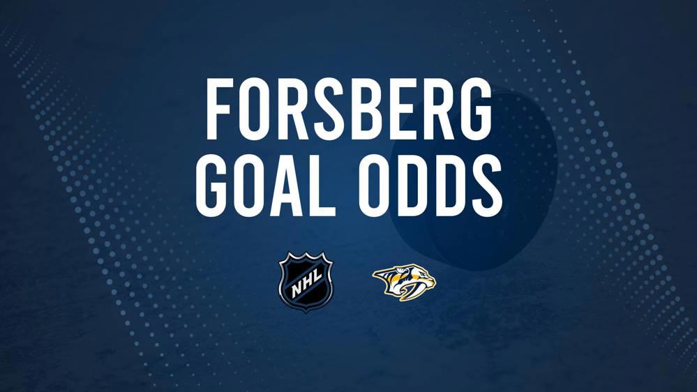 Will Filip Forsberg Score a Goal Against the Avalanche on February 22?